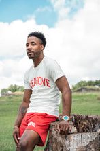 Load image into Gallery viewer, Live Above Arch Tshirt- White/Red