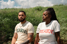 Load image into Gallery viewer, Live Above Arch Tshirt- Cream/Forest Green