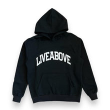 Load image into Gallery viewer, Live Above Arched Hoodie- Black