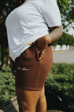 Load image into Gallery viewer, Signature French Terry Shorts- Chocolate Brown
