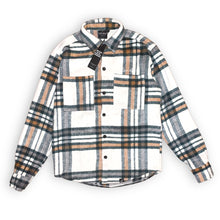 Load image into Gallery viewer, Cozy Flannel button up shirt - Irish Creme

