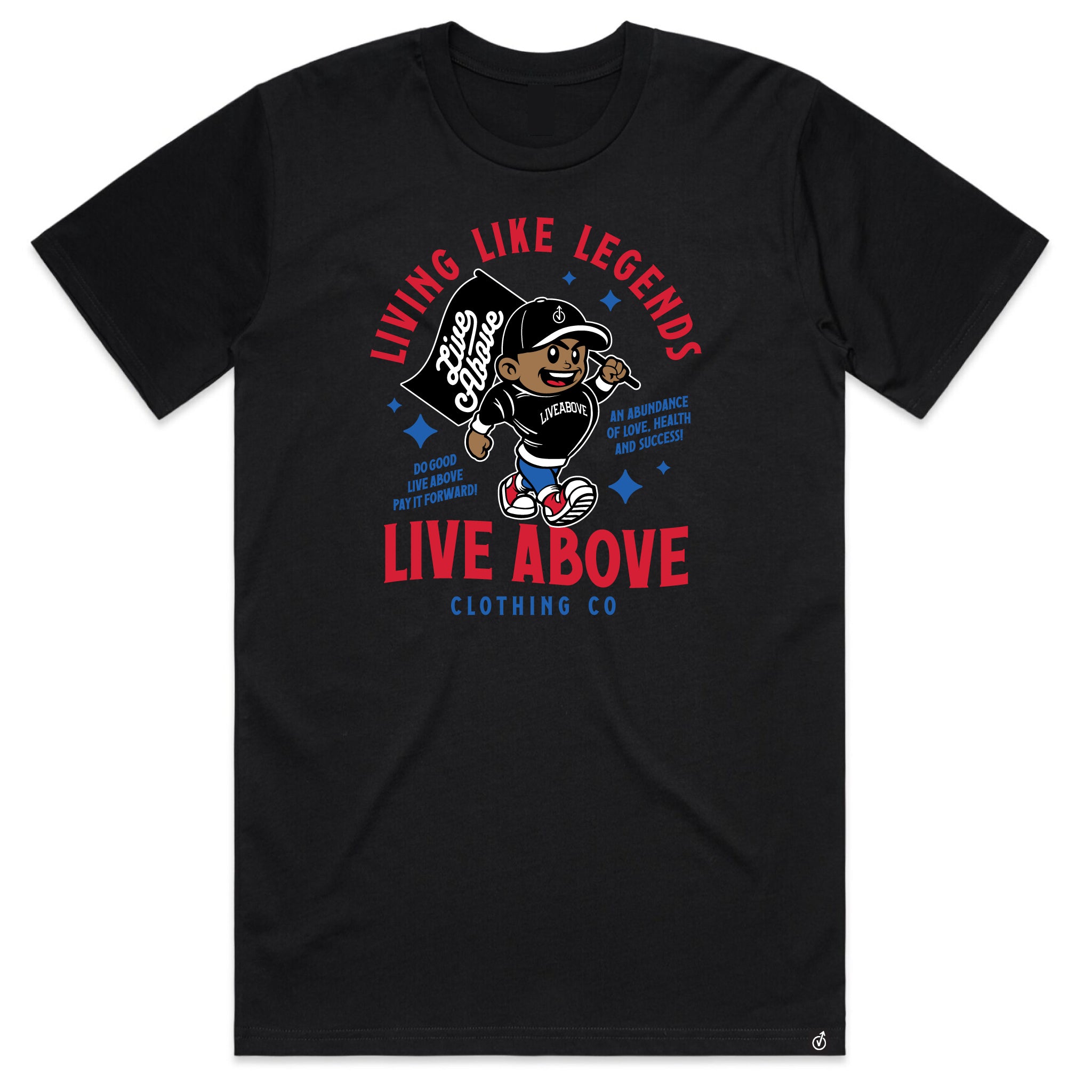 Young L.A mascot T-shirt- Black – Live Above