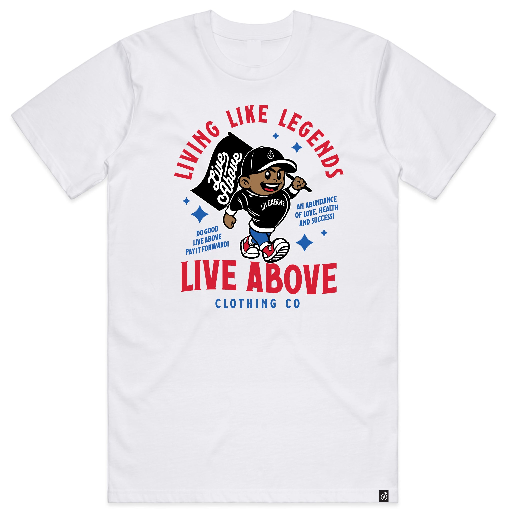 Young L.A mascot Tshirt White Live Above