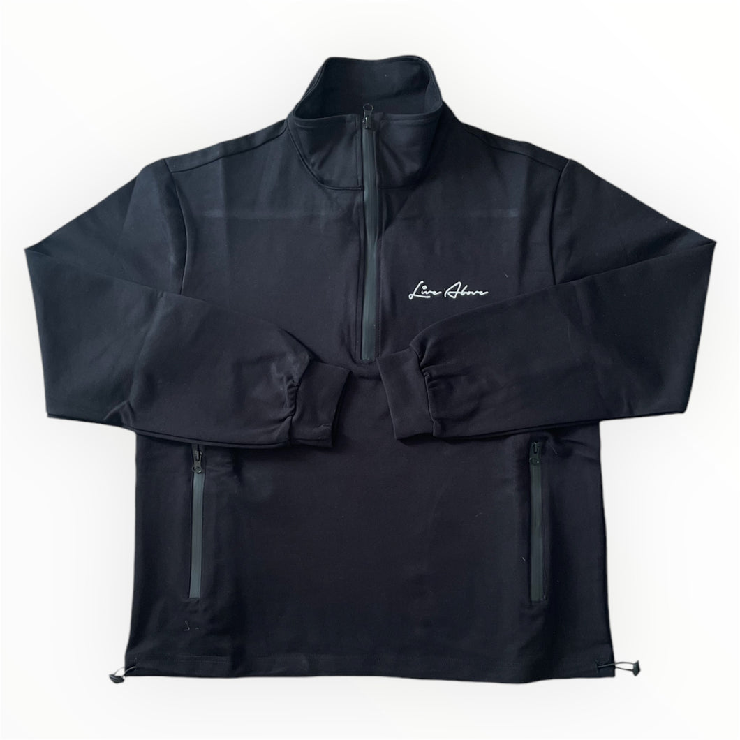 Tech Fleece Mock Neck Jacket- Black