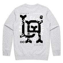 Load image into Gallery viewer, Legendary Lockup Sweatshirt- Heather Grey
