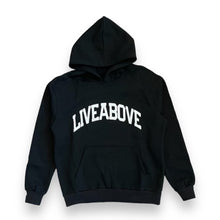 Load image into Gallery viewer, Live Above Arched Hoodie-  Black
