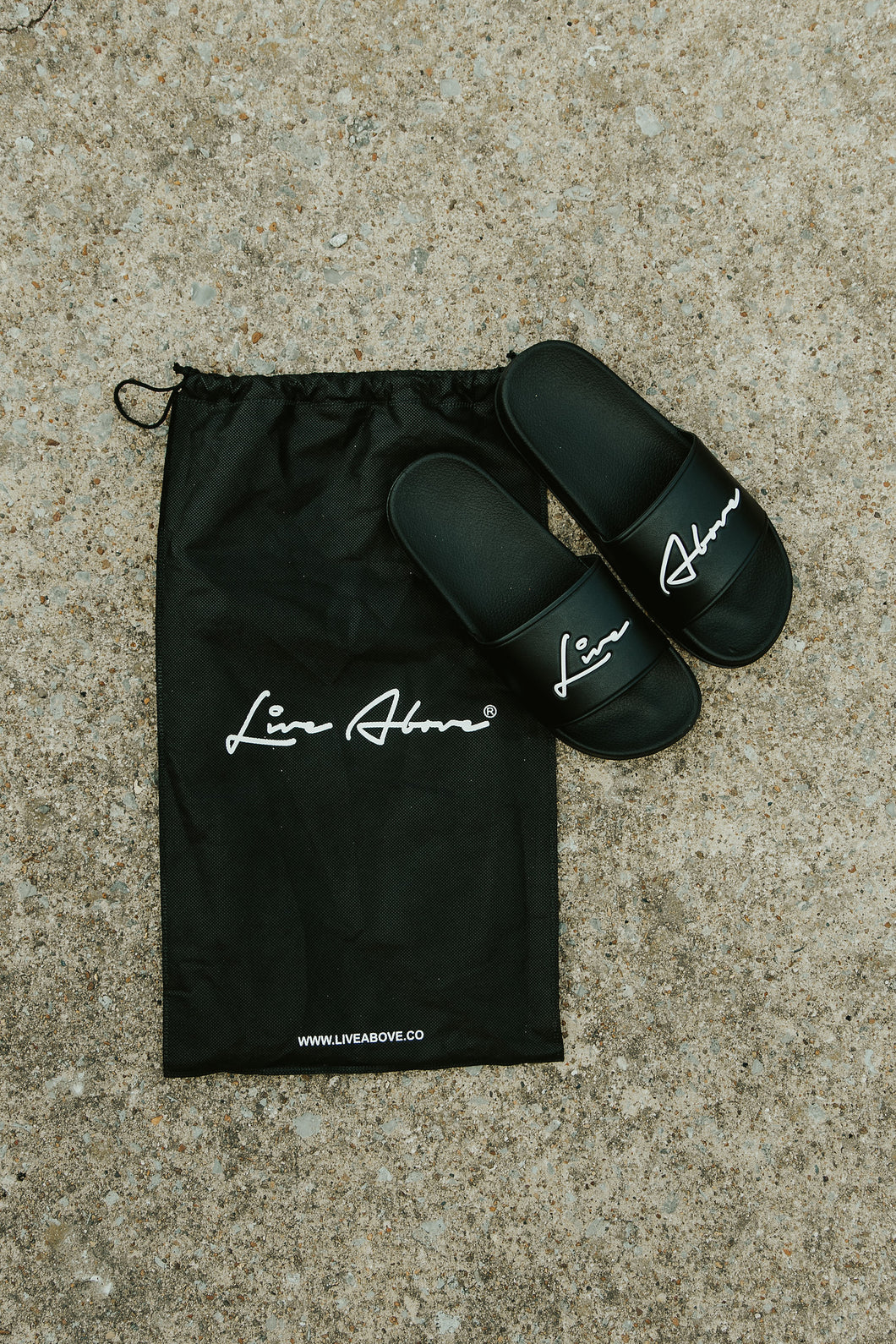 Signature Live Above Slide Sandals - Black