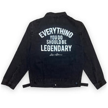 Load image into Gallery viewer, Live Above EYDSBL denim jacket- Black
