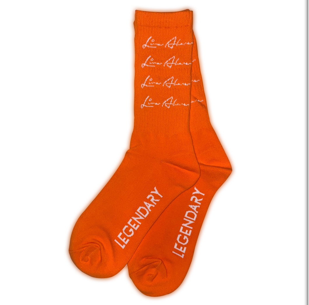 Live Above Signature socks! Tennessee Orange