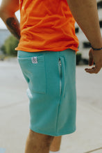 Load image into Gallery viewer, Signature French Terry Shorts- Teal
