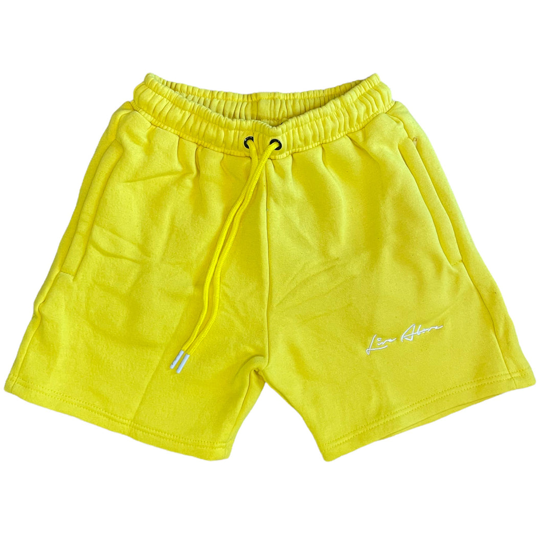 Signature French Terry Shorts- Yellow