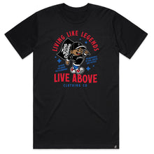 Load image into Gallery viewer, Young L.A mascot T-shirt- Black
