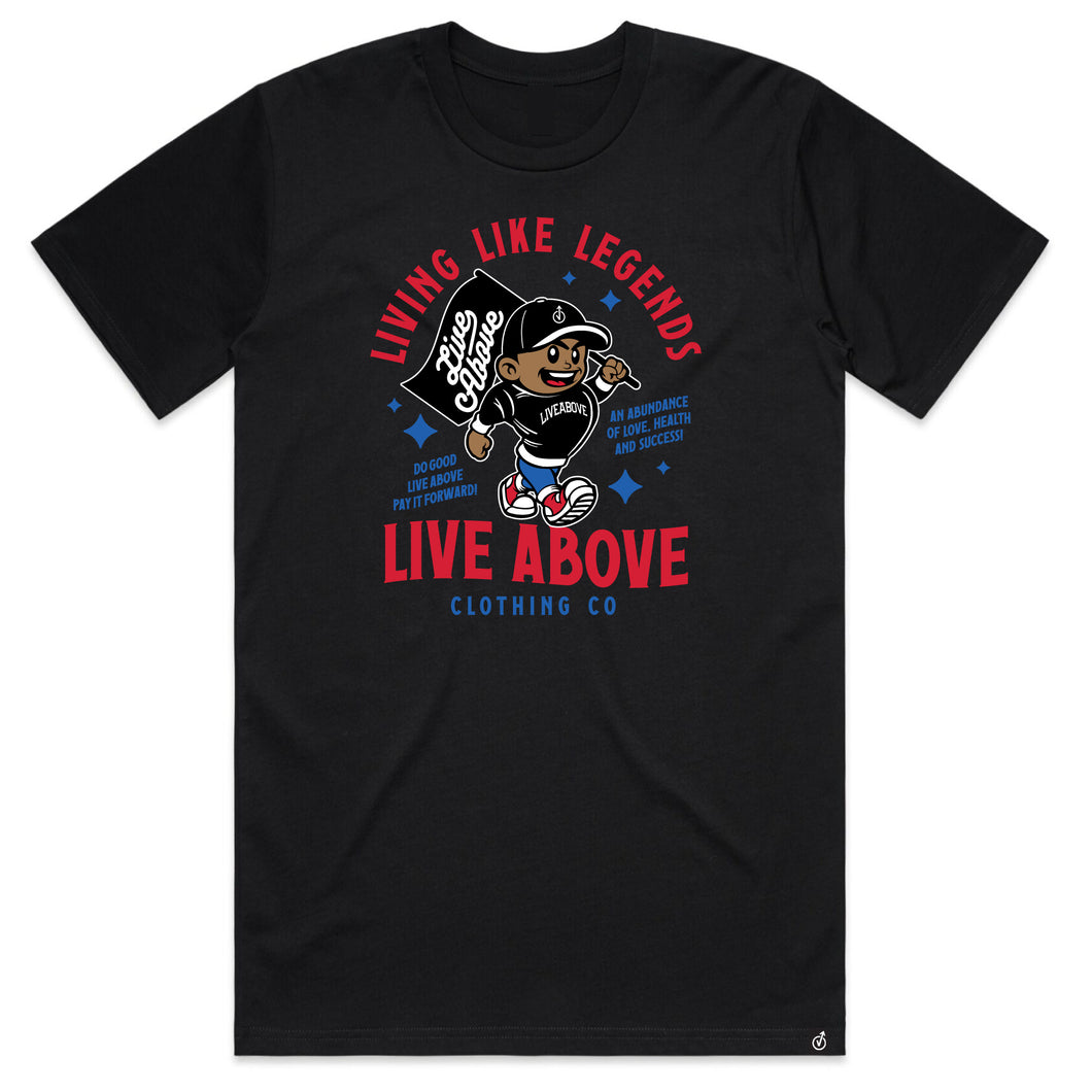 Young L.A mascot T-shirt- Black