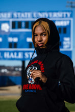 Load image into Gallery viewer, Young L.A Chenille Mascot Hoodie- Black
