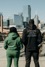 Load image into Gallery viewer, Cozy Live Above EYDSBL Hoodie V2- Black
