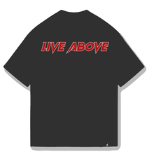 Load image into Gallery viewer, Vintage Oversized Rockstar tee- Off Black
